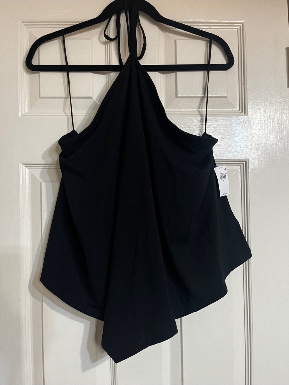 NWT Old Navy Black Sleeveless Top with Halter Detail